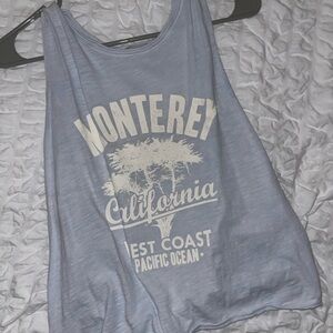 Monterey Graphic Tank Top - Light Blue